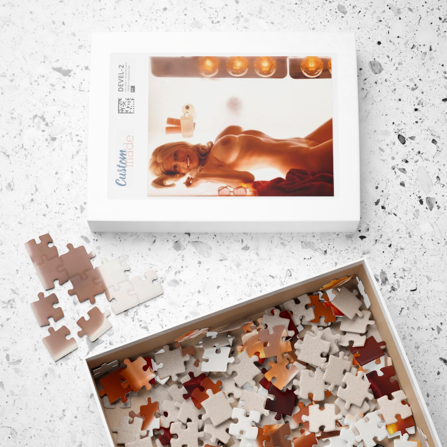 Puzzle (110, 252, 500, 1014-piece) Playboy Playmate October 1972 Sharon Johansen