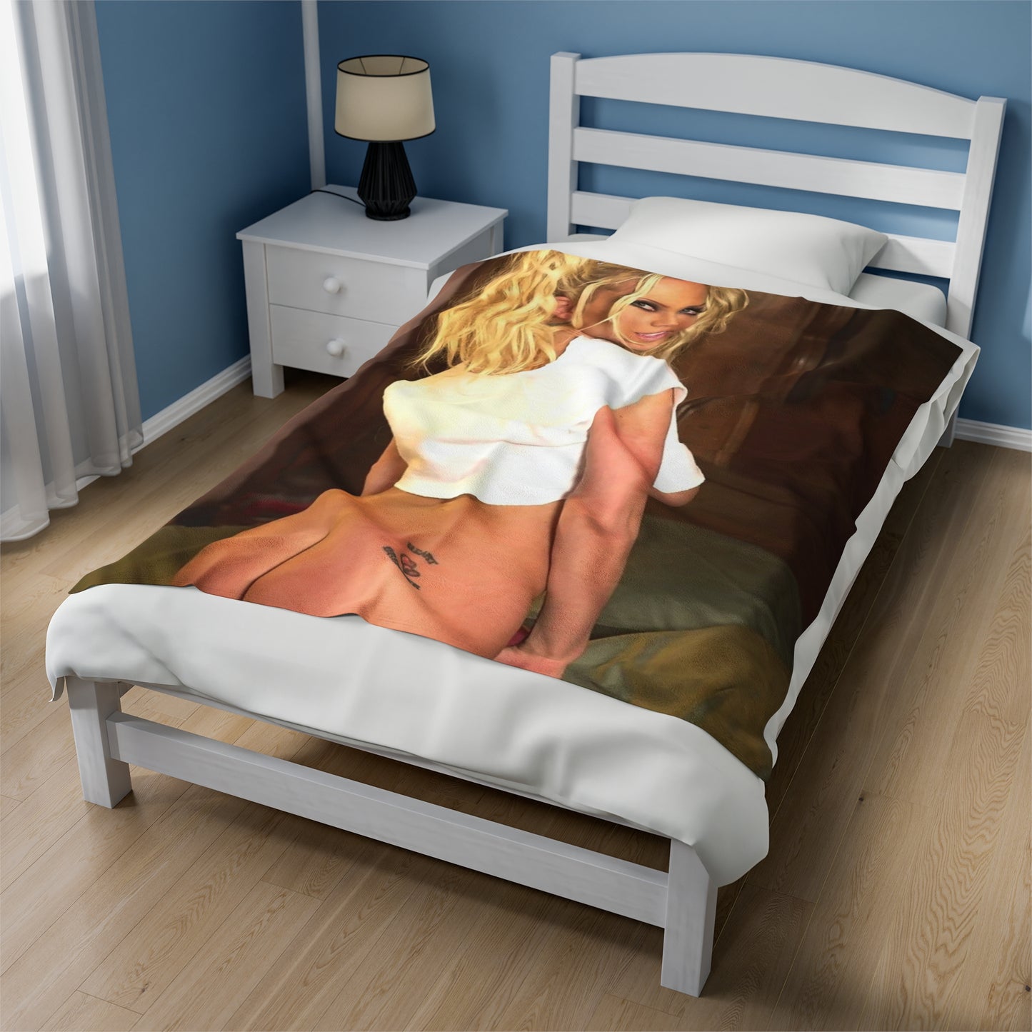 Velveteen Plush Blanket Jenna Jameson Nude