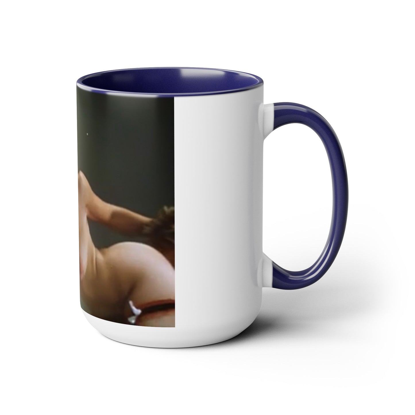 Two-Tone Coffee Mugs, 15oz Traci Lords Nude