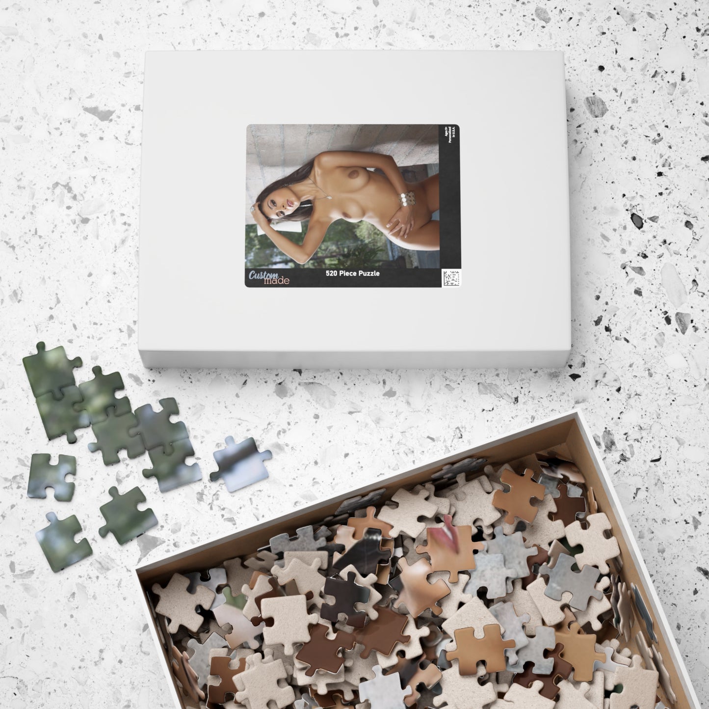 Puzzle (110, 252, 500, 1014-piece) Pet 2018 Gianna Dior Nude 4