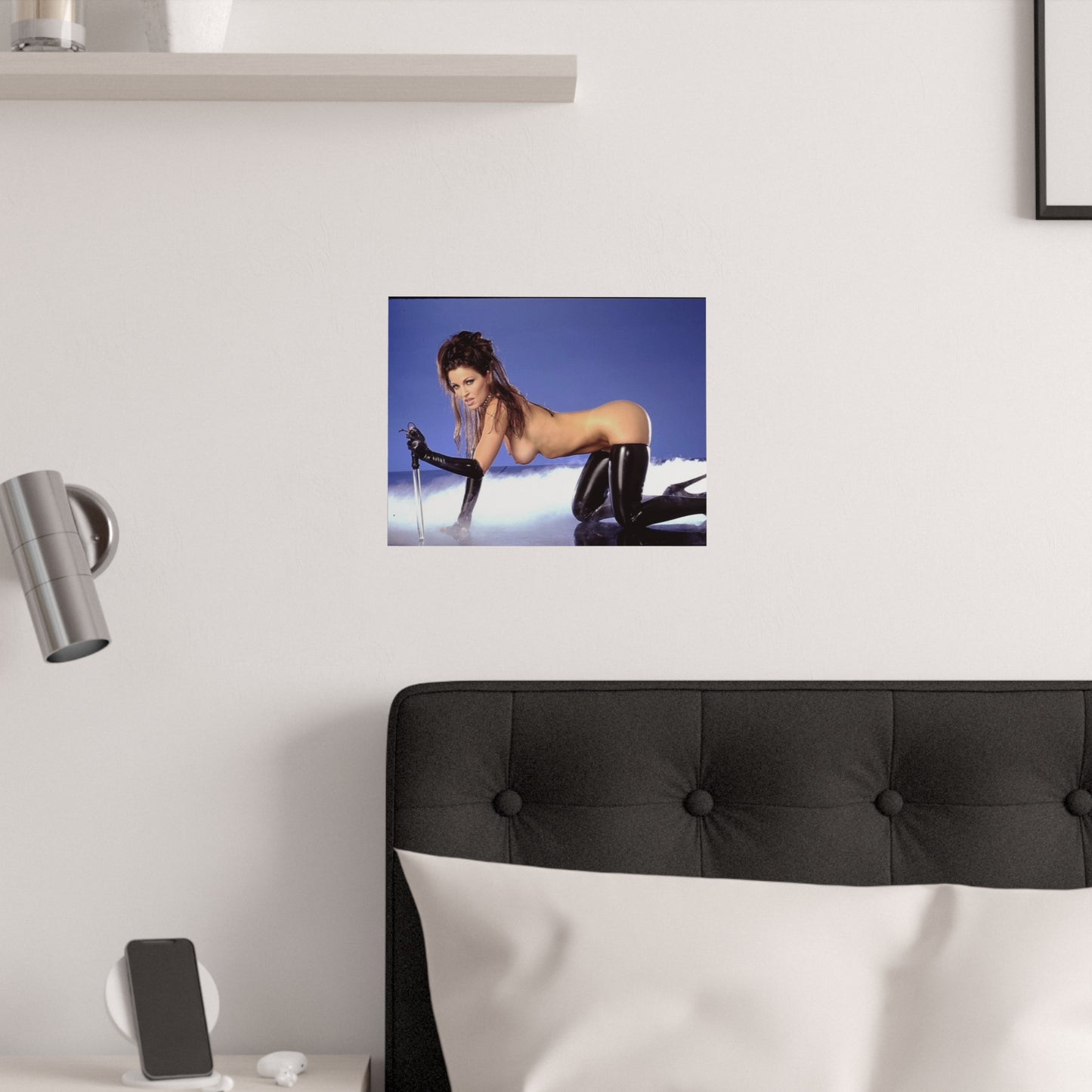 Satin Posters (210gsm) Retro Adult Star Janine Lindenmulder Nude
