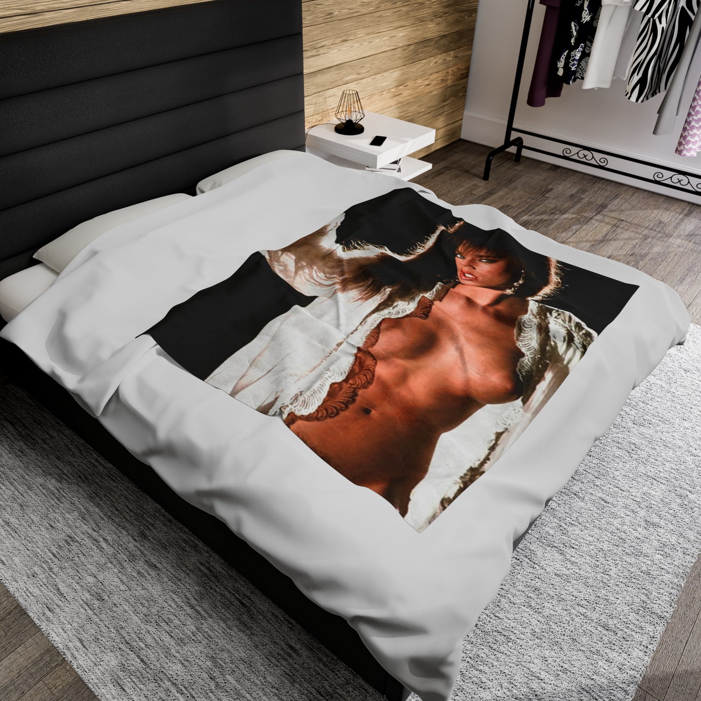 Velveteen Plush Blanket Pornstar Racquel Darrian Nude
