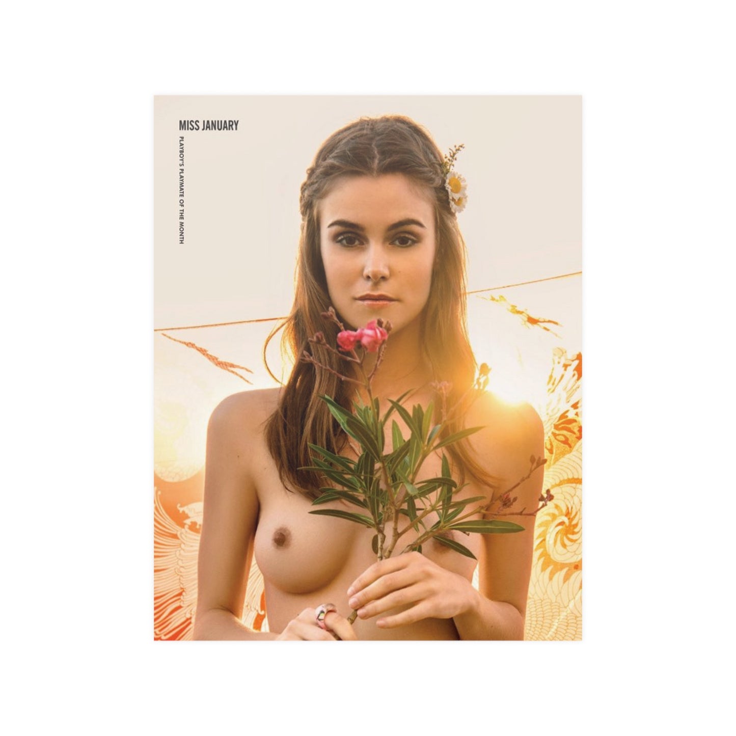 Satin Posters (210gsm) Playboy Playmate Jan 2016 Amberleigh West