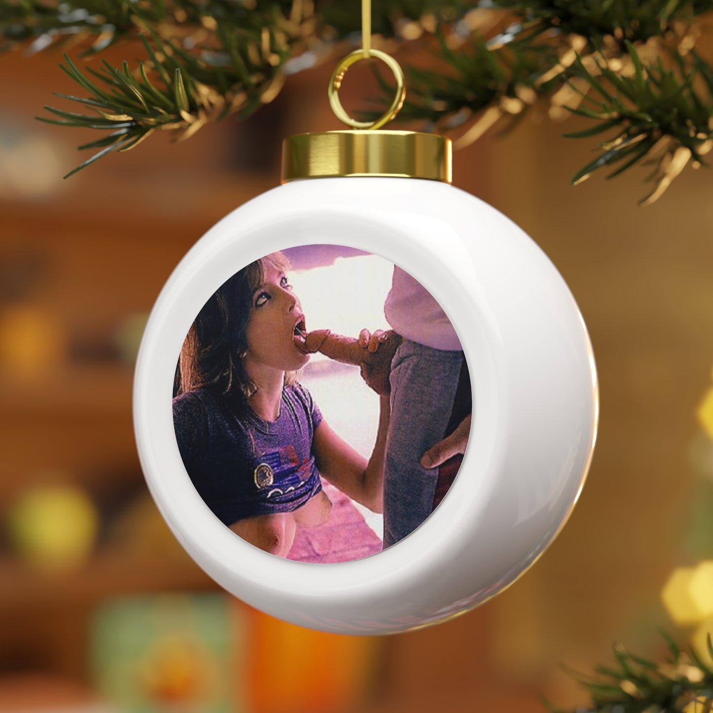 Christmas Ball Ornament Traci Lords Nude