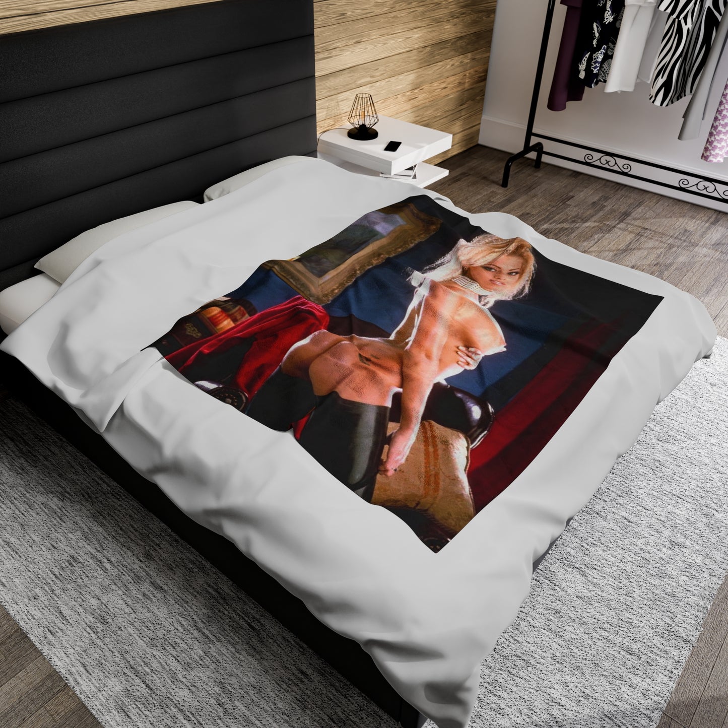 Velveteen Plush Blanket Pornstar Jenna Jameson Nude