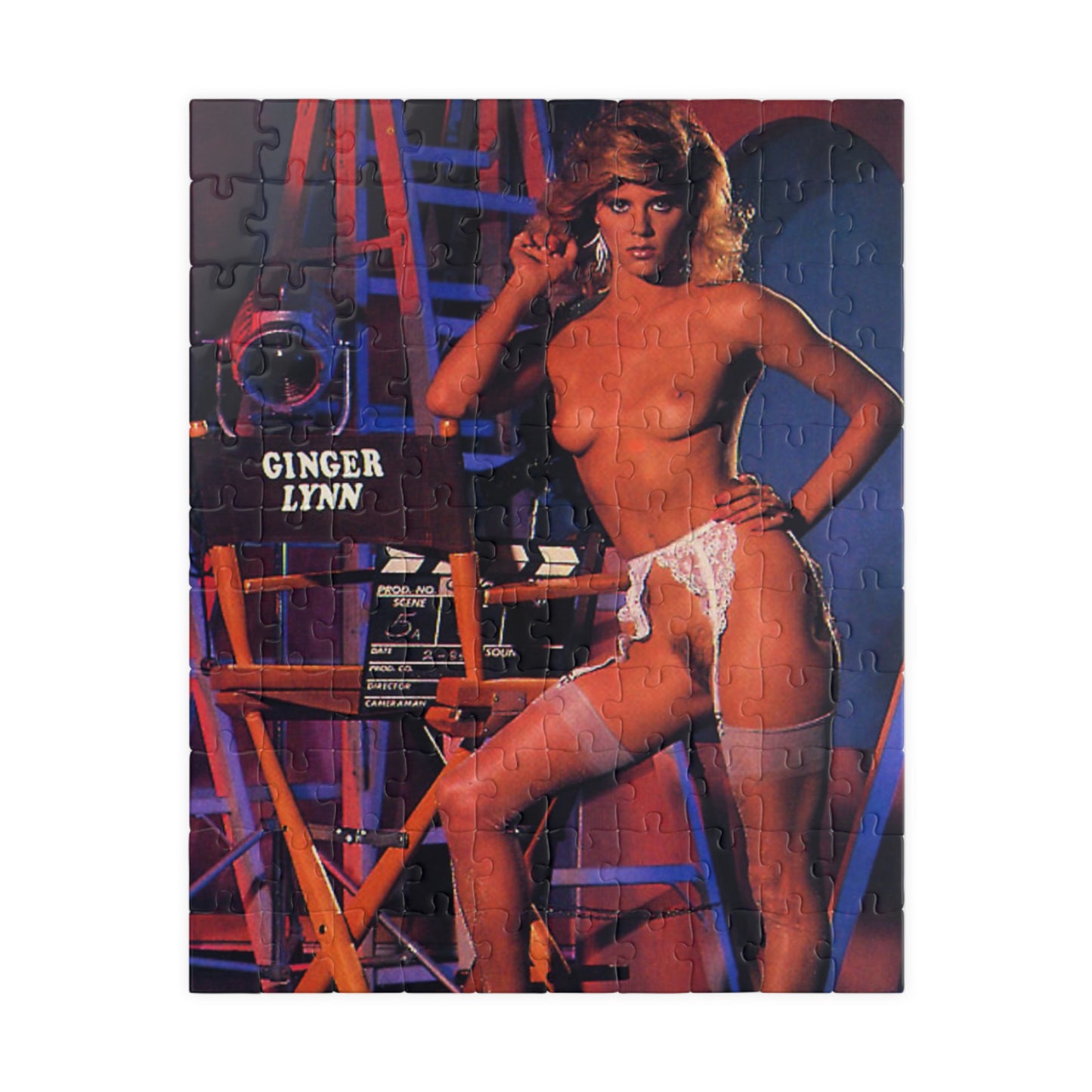 Puzzle (110, 252, 500, 1014-piece) Retro Porn Star Ginger Lynn Nude