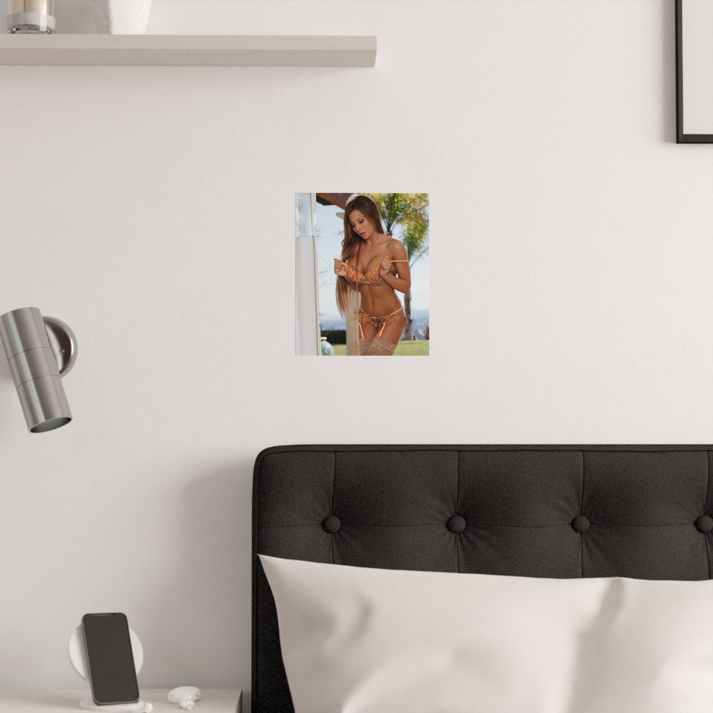 Satin Posters (210gsm) Madison Ivy Sexy Lingerie