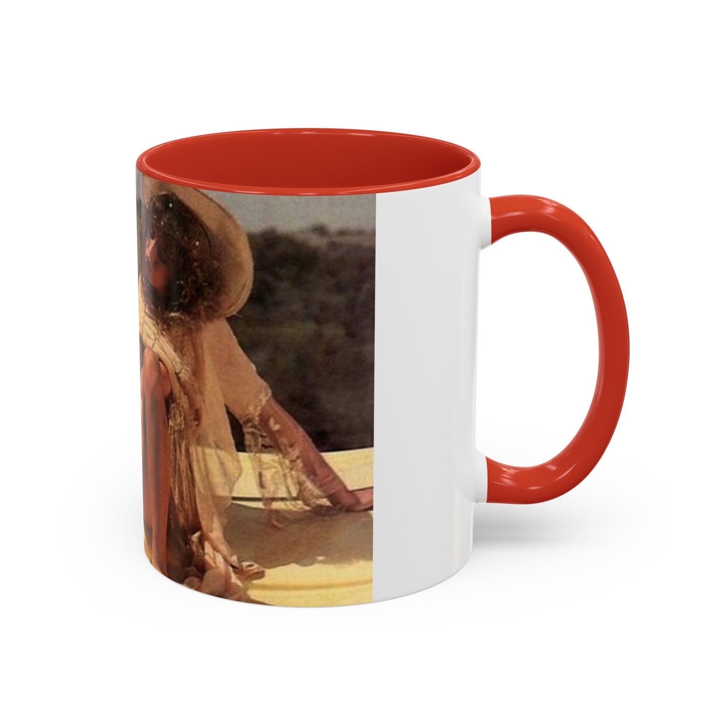 Accent Coffee Mug (11, 15oz) Traci Lords Nude Retro Pornstar Sex