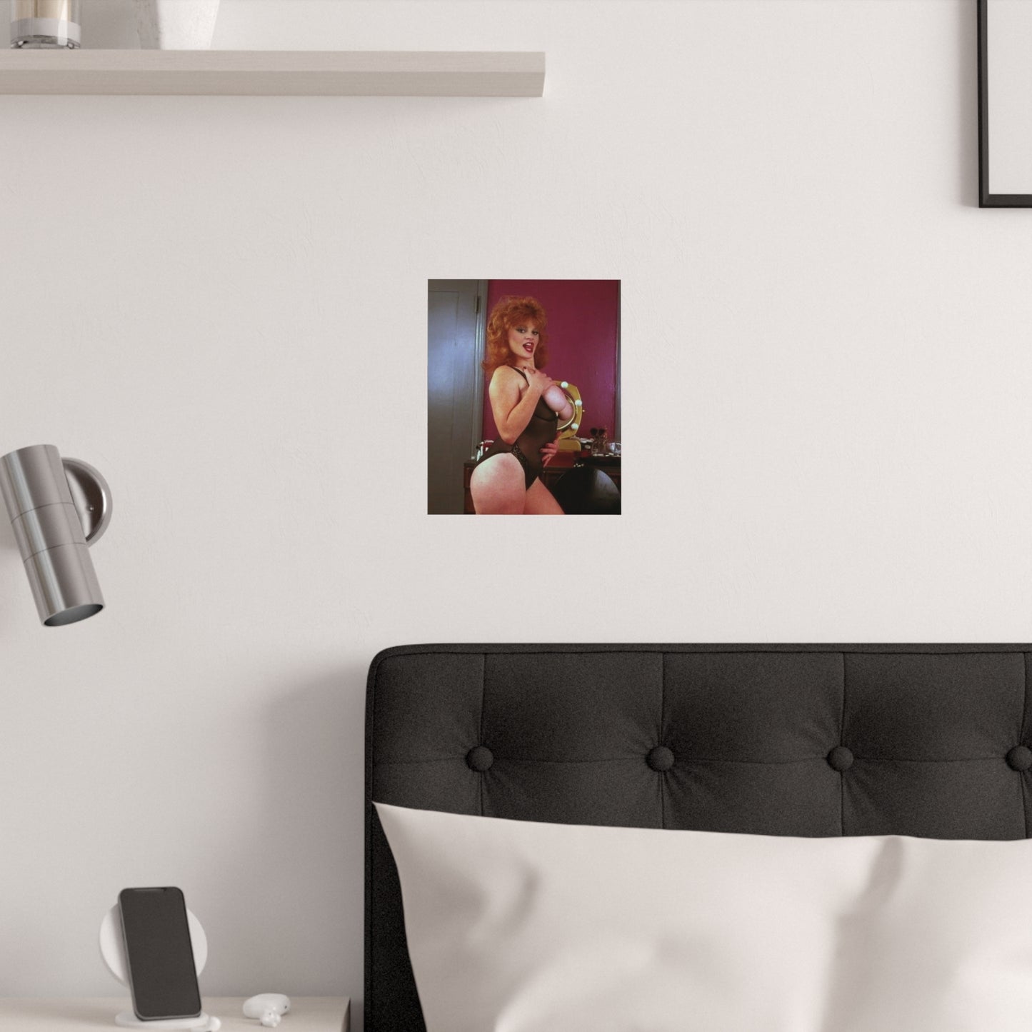 Satin Posters (210gsm) Retro Pornstar Lisa De Leeuw Nude