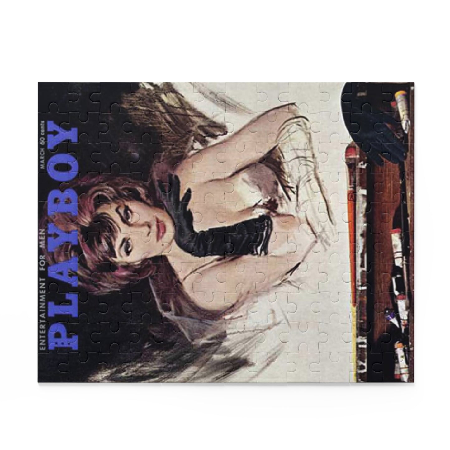 Puzzle (120, 252, 500-Piece) Playboy Cover March 1962