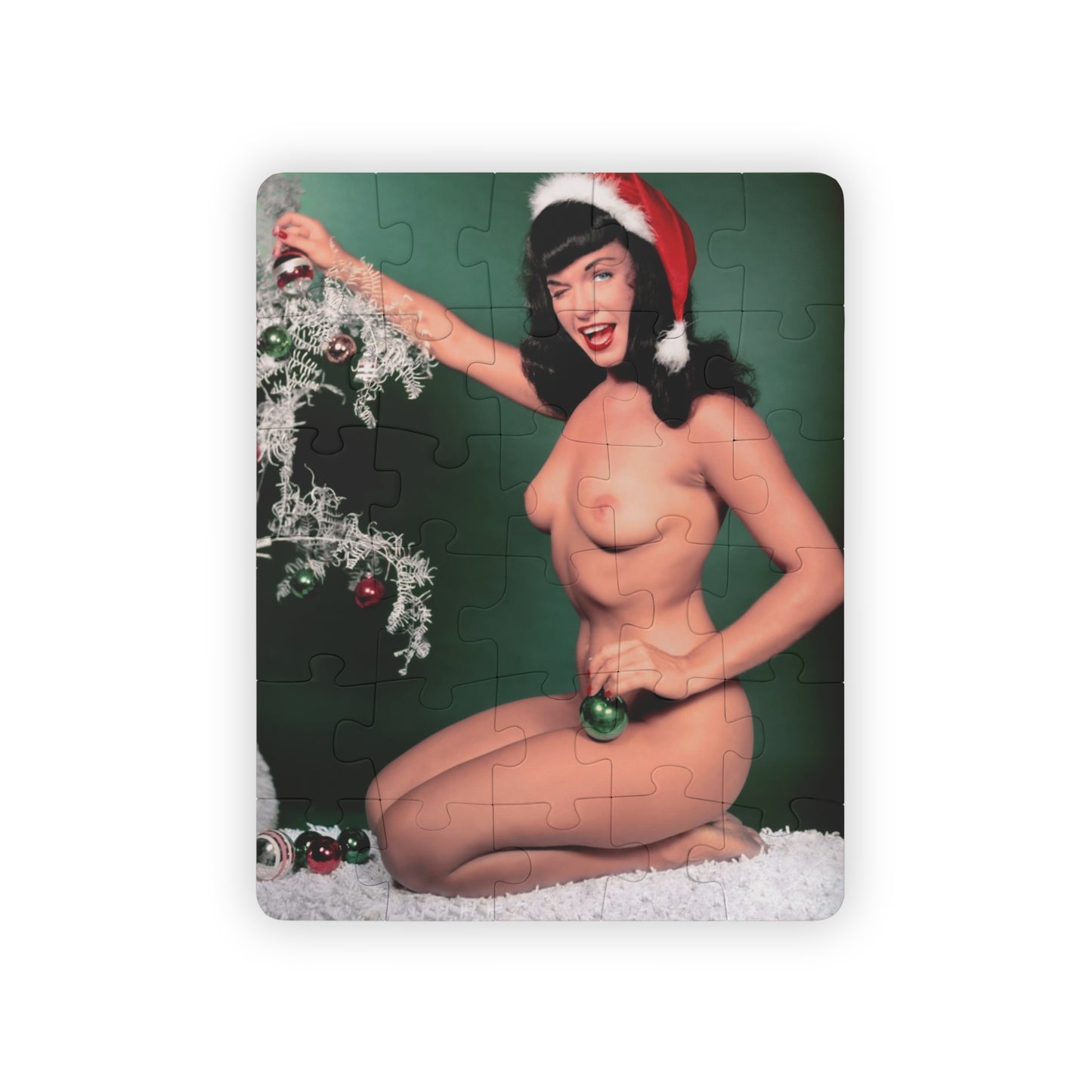 Puzzle, 30-Piece Playboy Playmate January 1955 Bettie Page