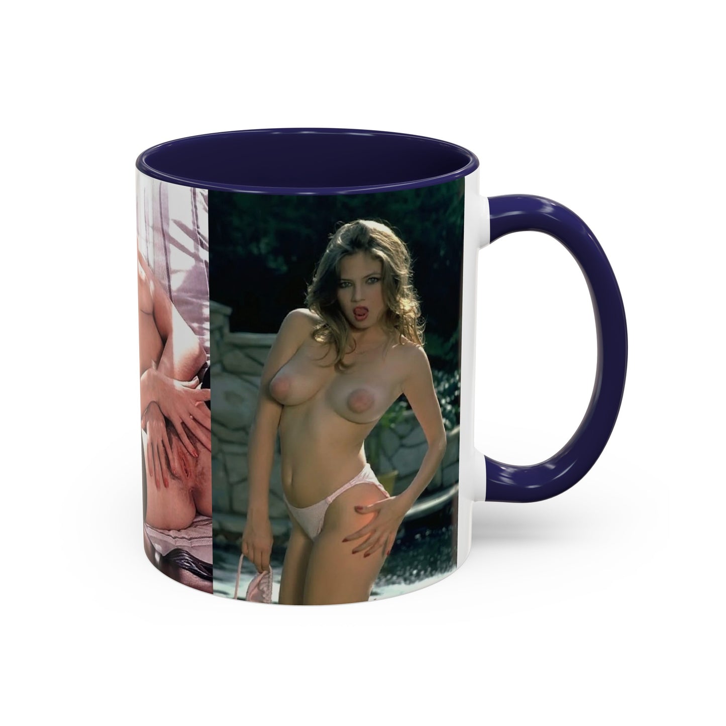 Accent Coffee Mug (11, 15oz) Traci Lords Nude Naked Retro Fuck Sex