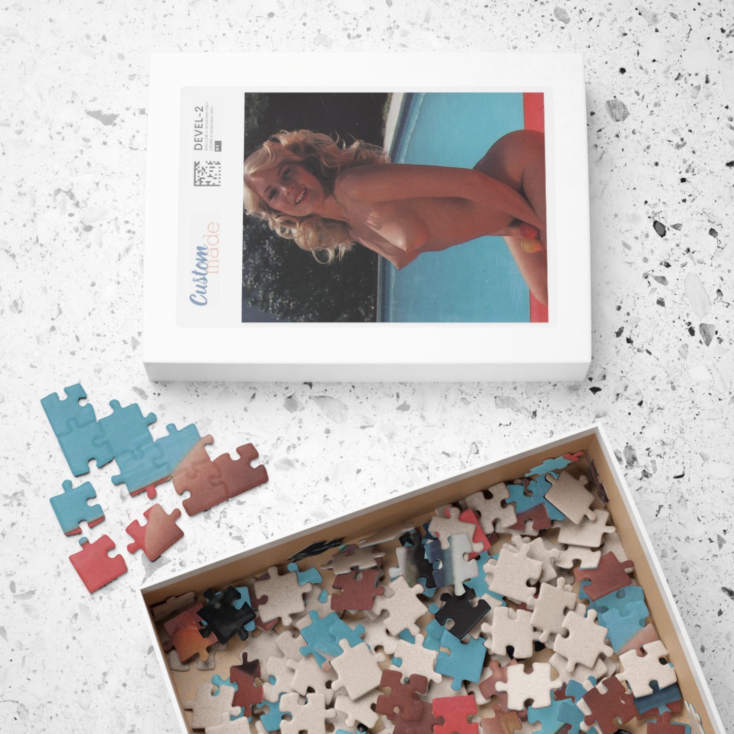 Puzzle (110, 252, 500, 1014-piece) Retro Pornstar Shauna Grant Nude