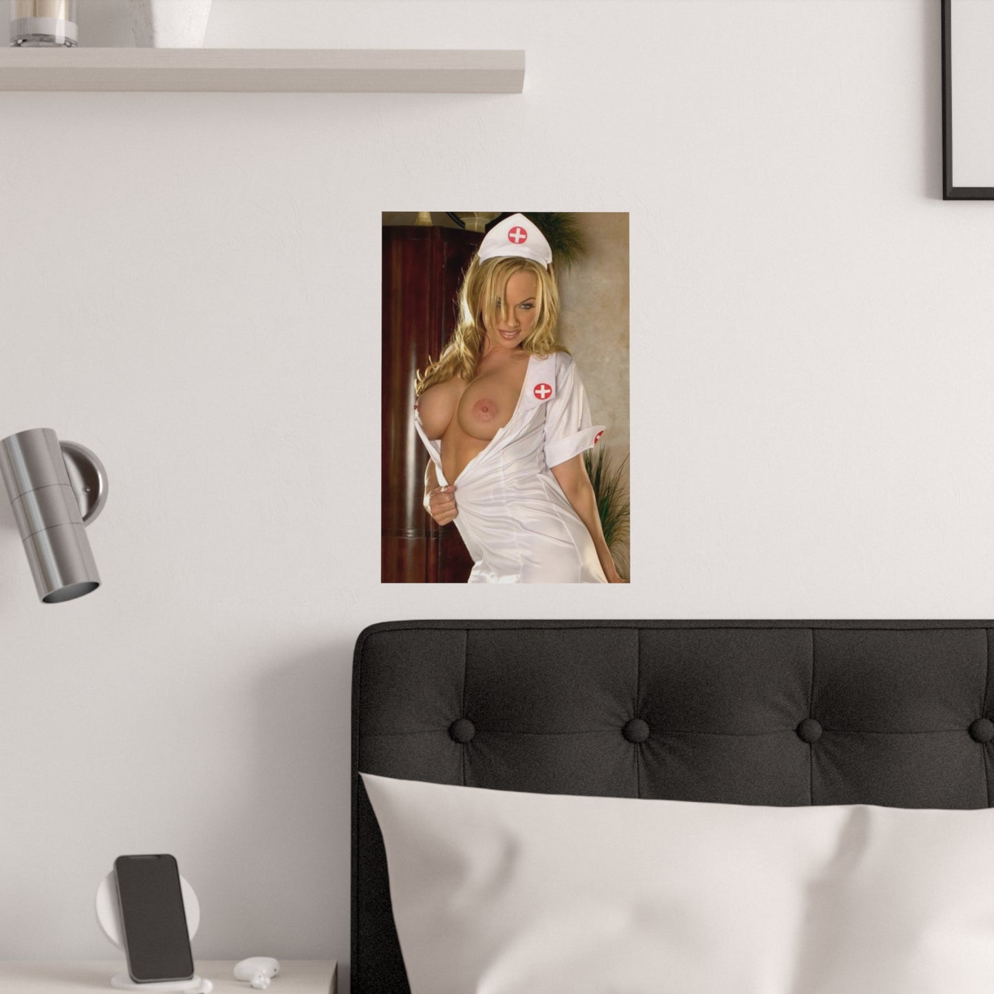 Satin Posters (210gsm) Sexy Nude Nurse