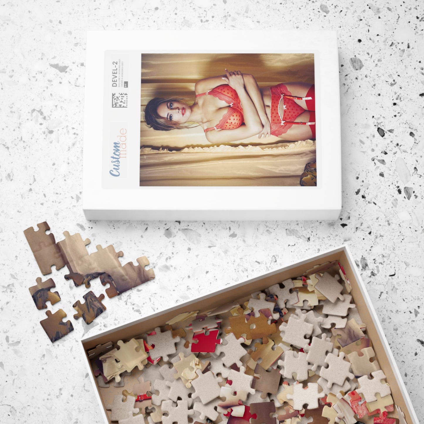 Puzzle (110, 252, 520, 1014-piece) Kelly Brook Lingerie
