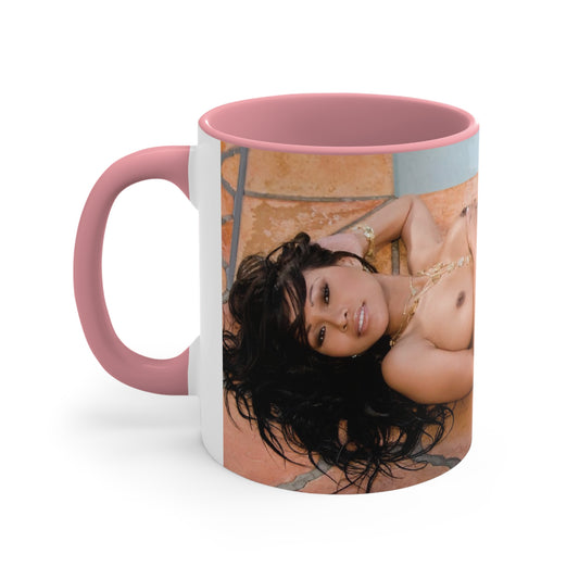 Accent Coffee Mug, 11oz Penthouse Pet November 2009 Yumi Kai