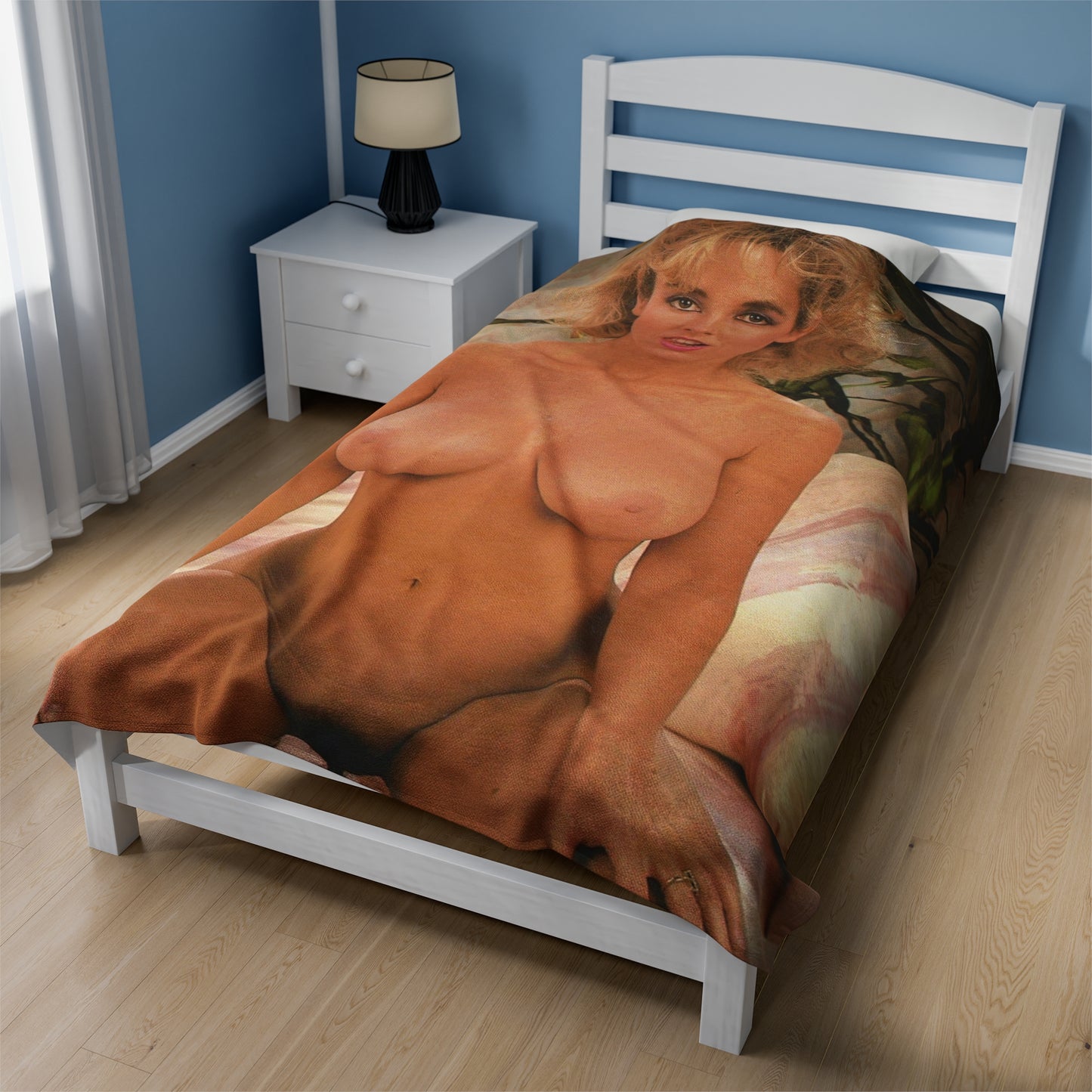 Velveteen Plush Blanket Porn Star Victoria Paris Nude