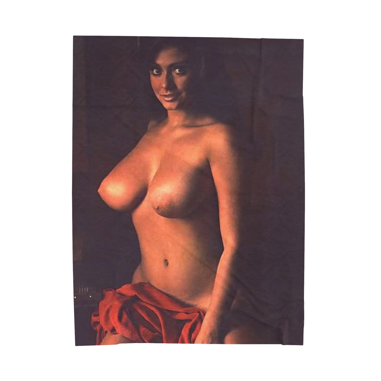 Velveteen Plush Blanket Playboy Playmate Cynthia Myers Nude