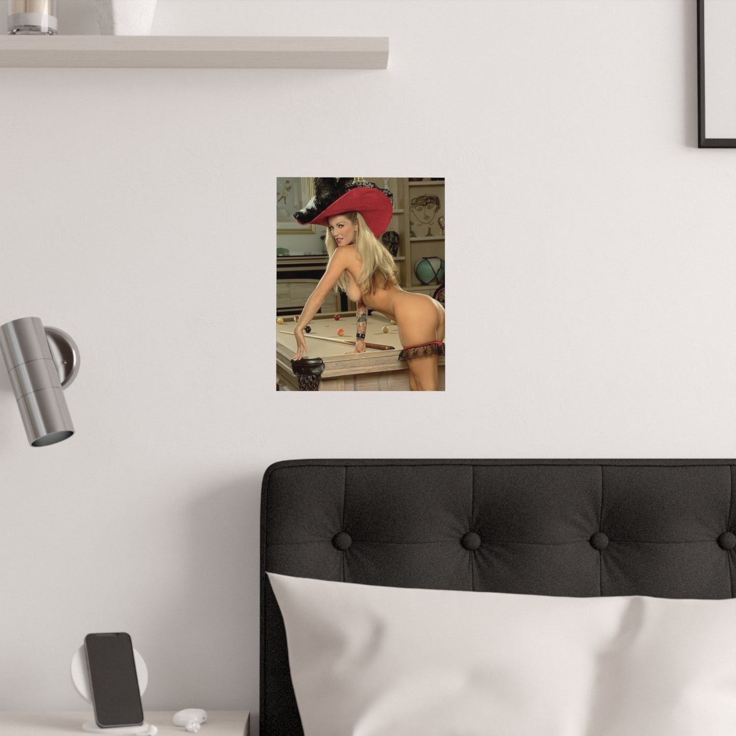 Satin Posters (210gsm) Retro Adult Star Janine Lindenmulder Nude