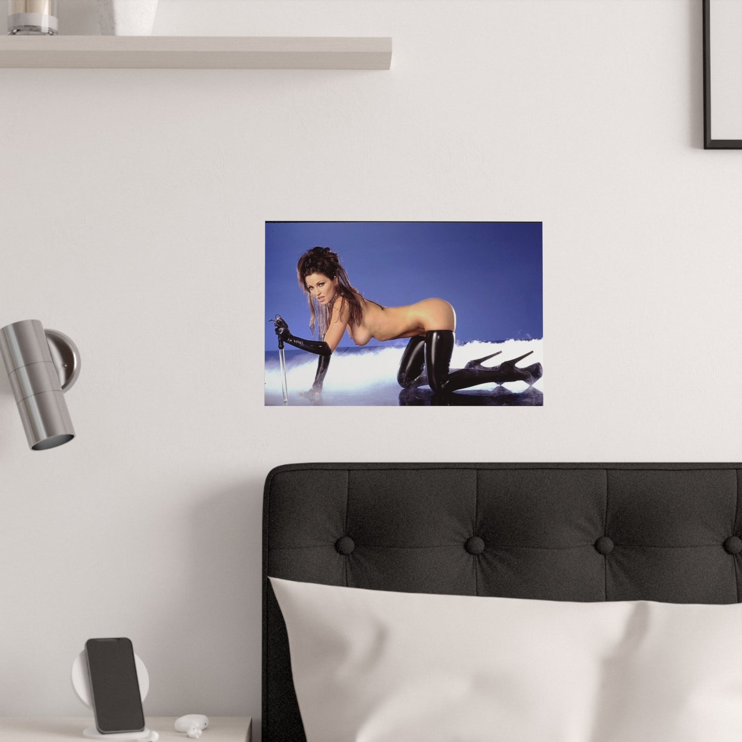 Satin Posters (210gsm) Retro Adult Star Janine Lindenmulder Nude