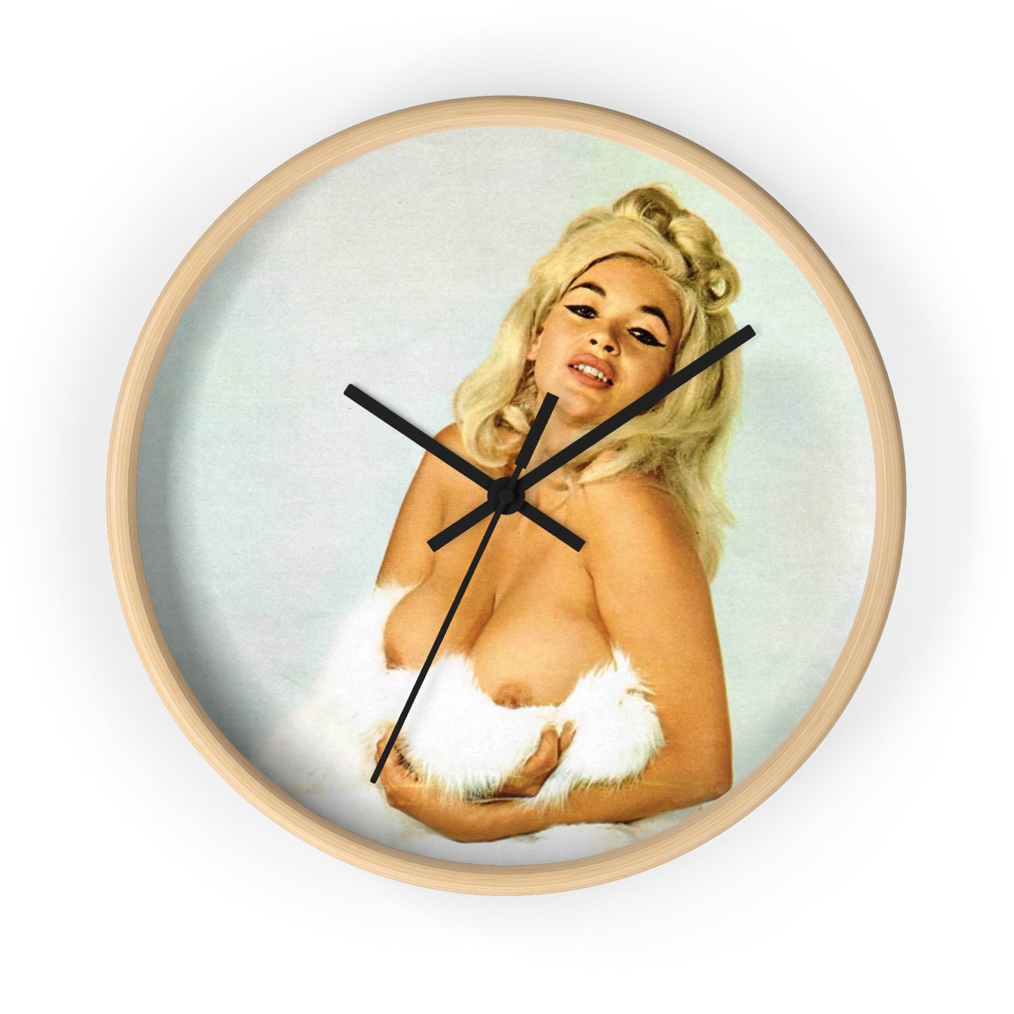 Wall Clock Jayne Mansfield Nude