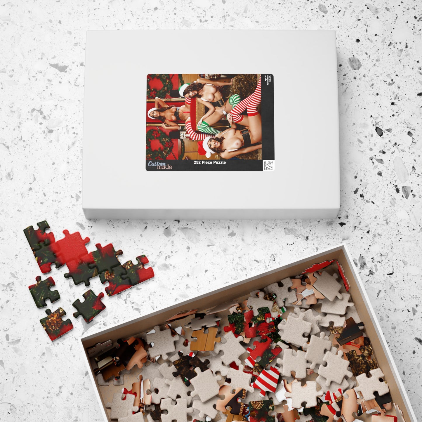Puzzle (110, 252, 500, 1014-piece) Westgate, Harper, Love Nude Christmas