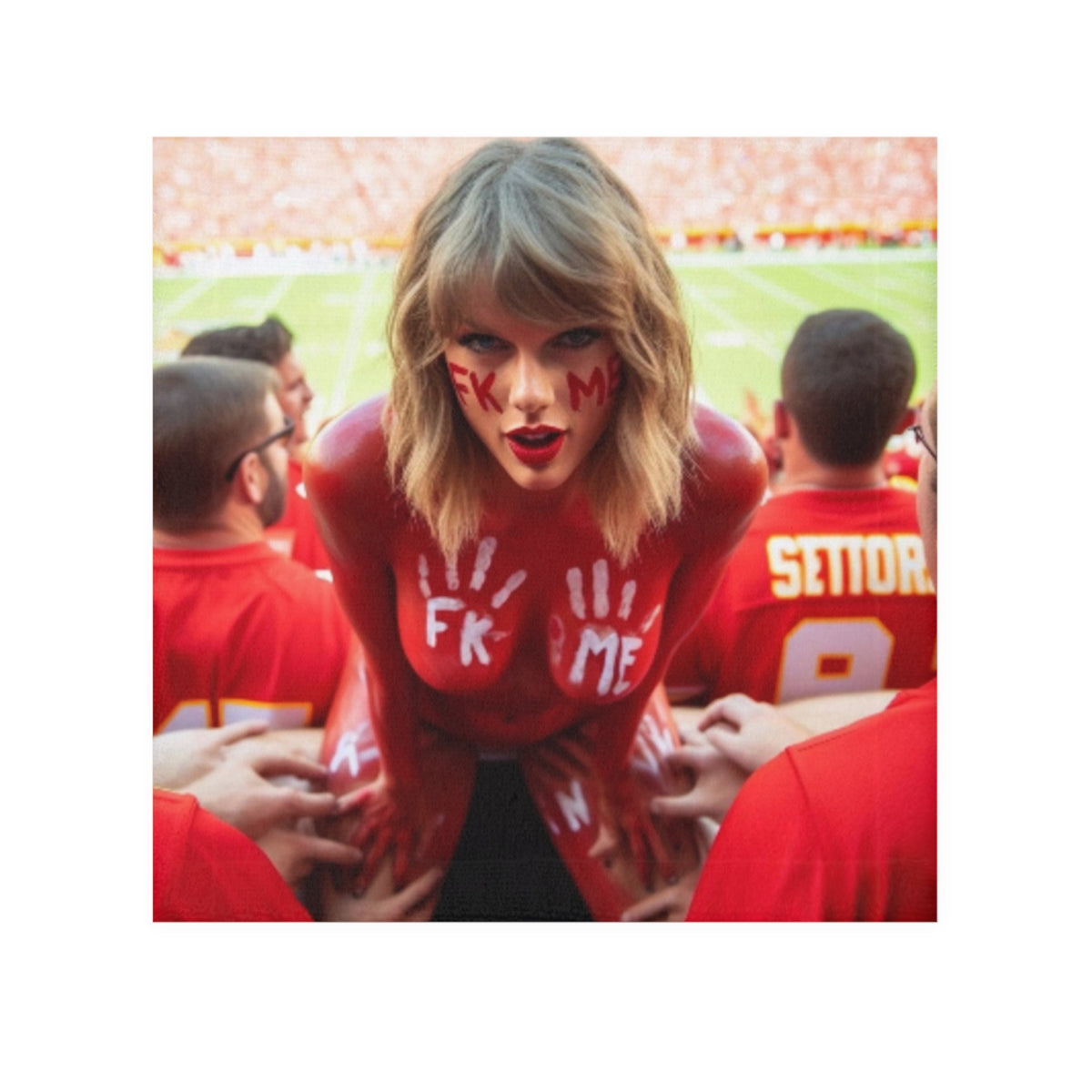 Face Towel Taylor Swift AI Nudes