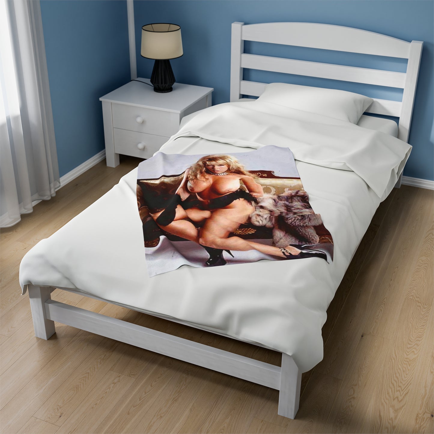Velveteen Plush Blanket Porn Star Victoria Paris Nude