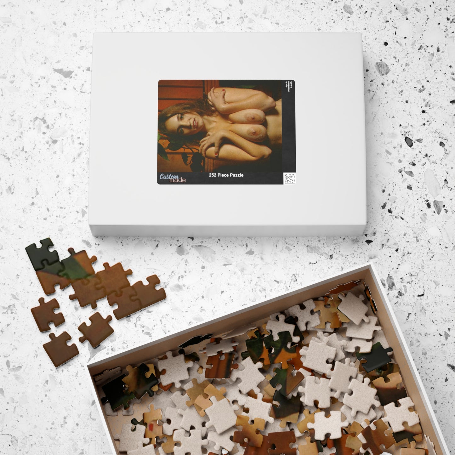 Puzzle (110, 252, 520, 1014-piece) Retro Adult Star Little Oral Annie Nude