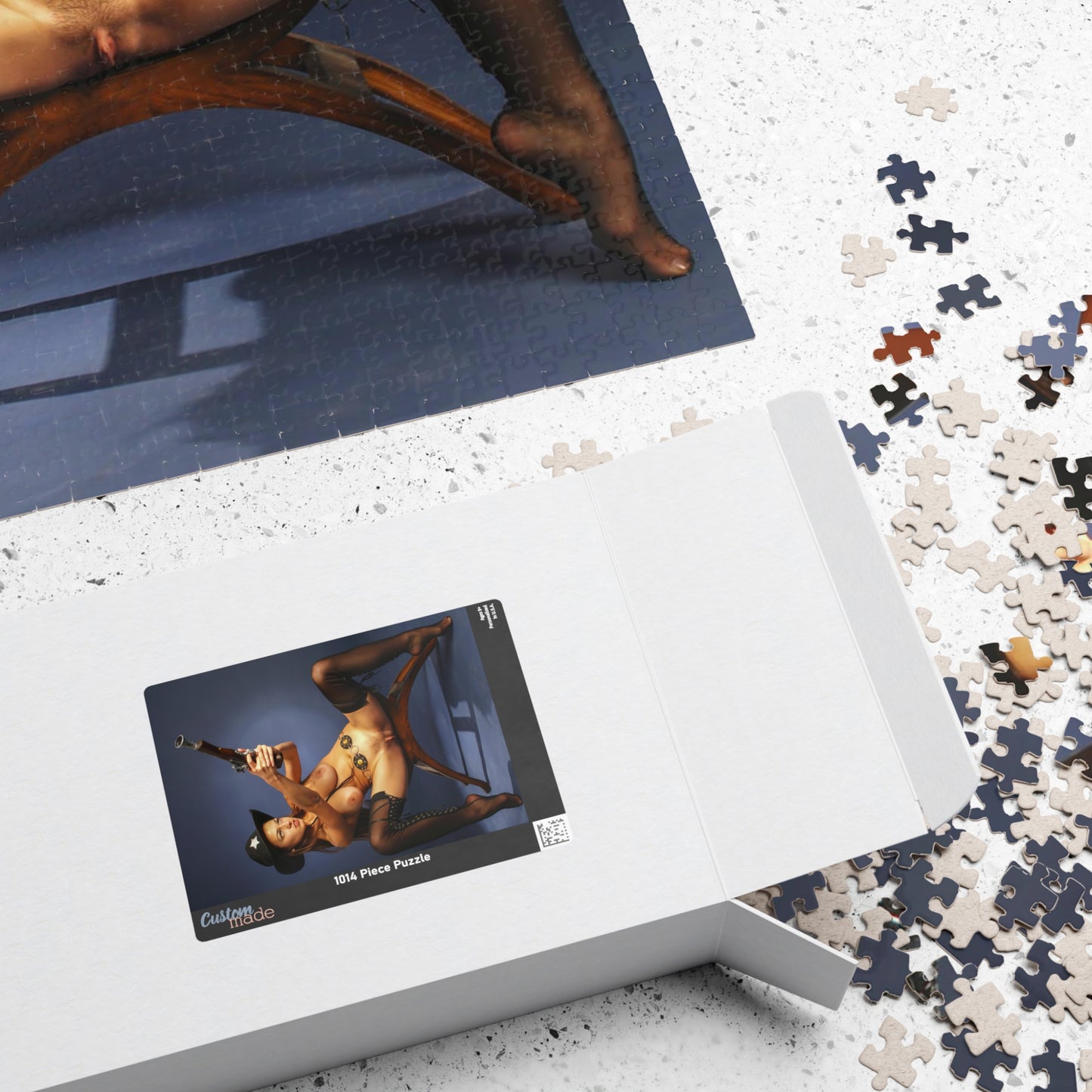 Puzzle (110, 252, 520, 1014-piece) Naked Chicks With Guns