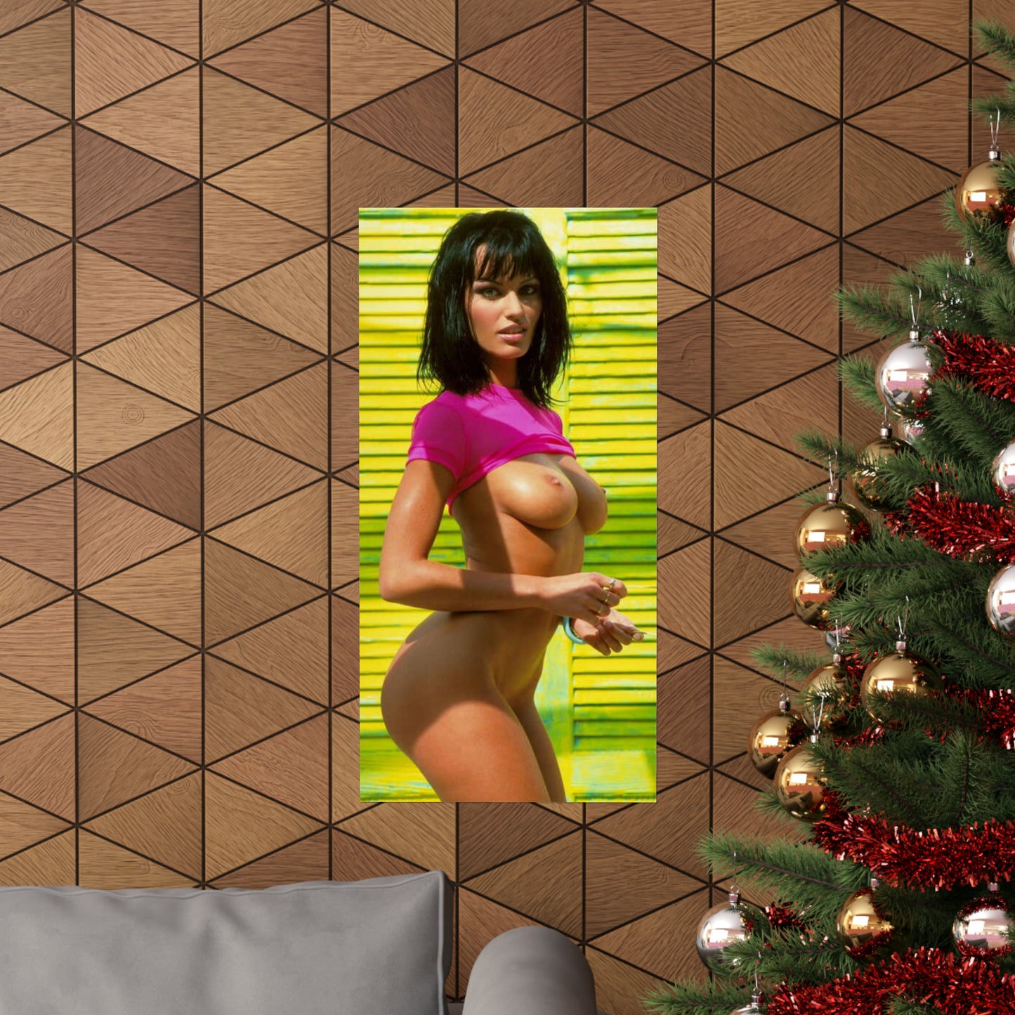 Matte Vertical Posters Retro Pornstar Anita Blond