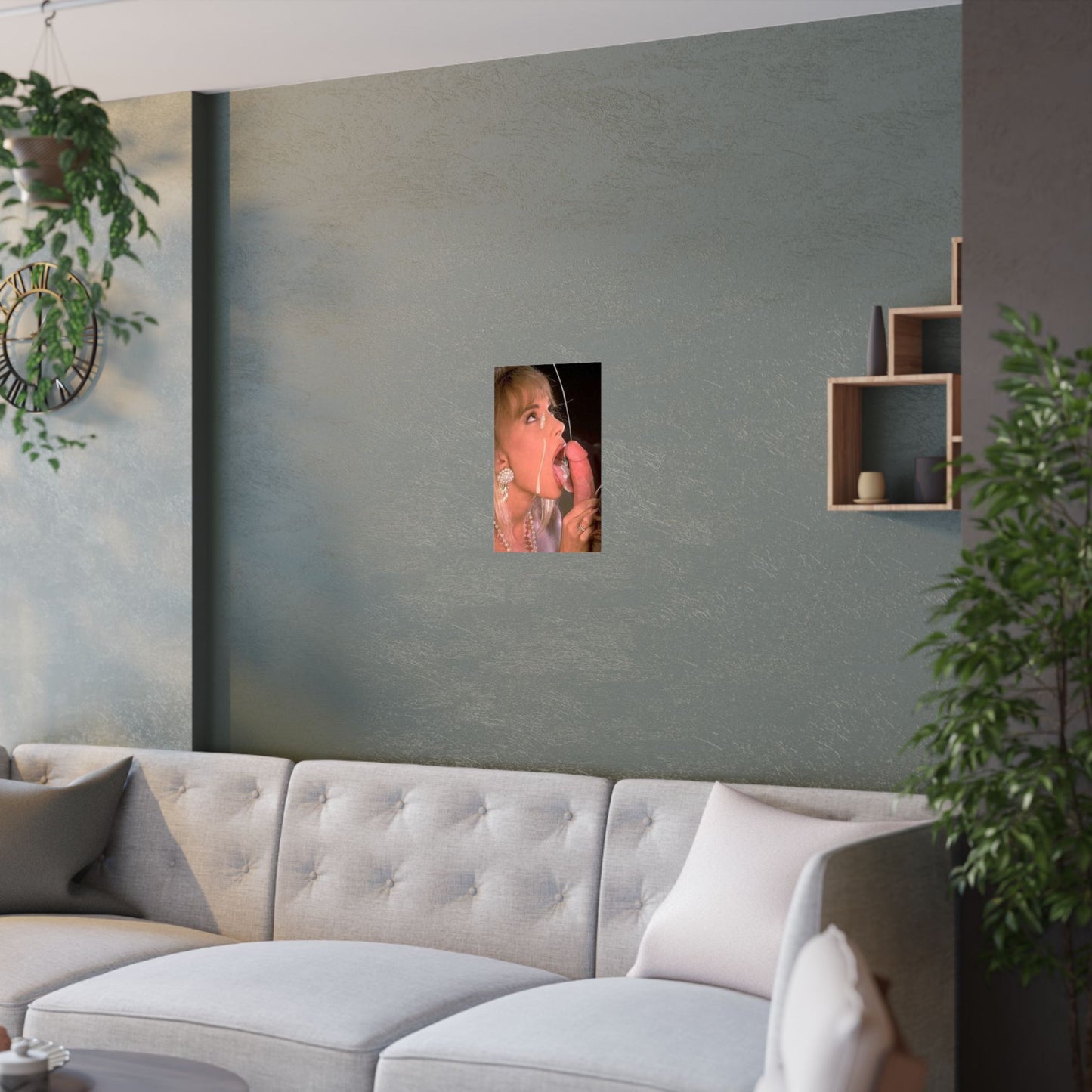 Satin Posters (210gsm) Retro Facial Porn Scene