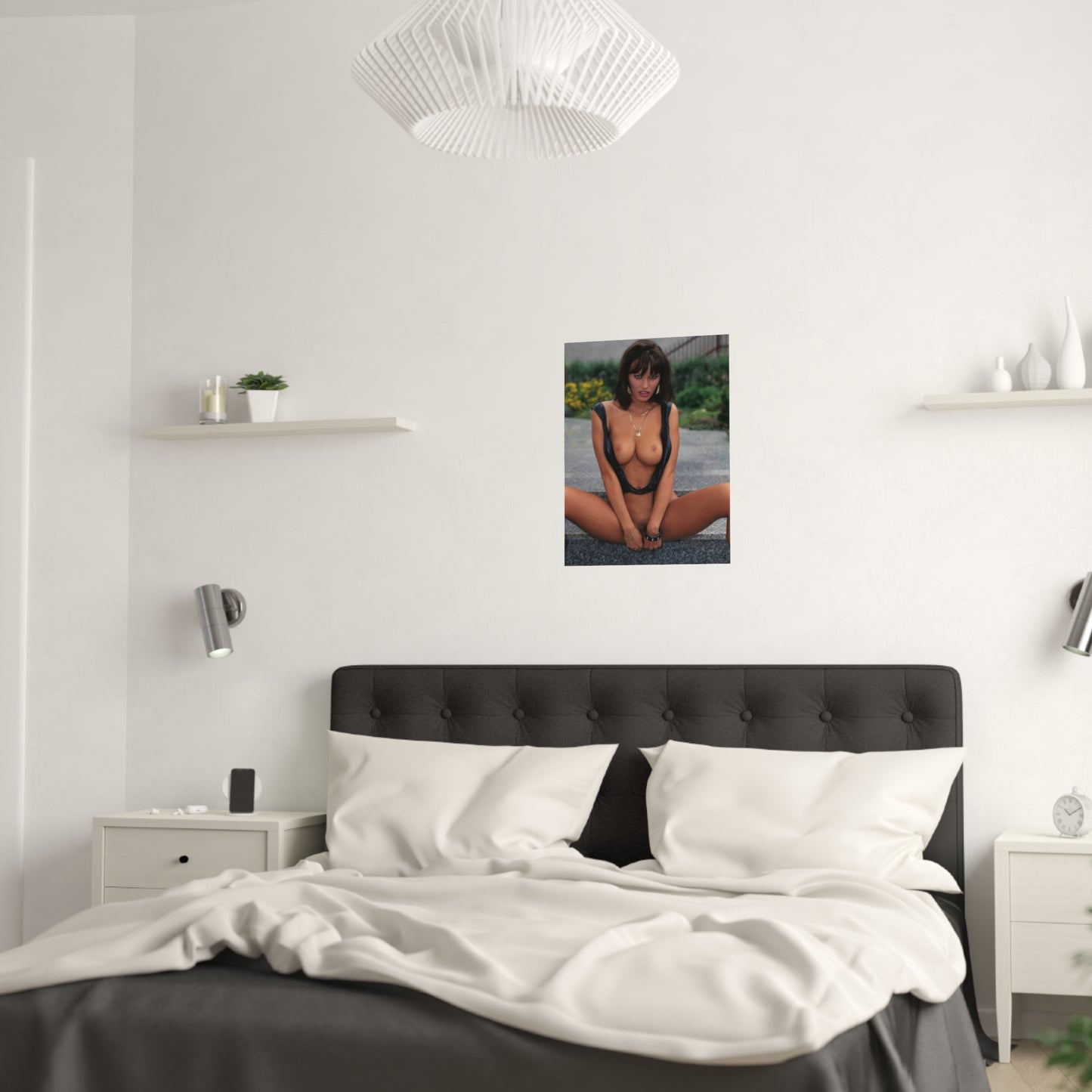 Satin Posters (210gsm) Retro Pornstar Anita Blond
