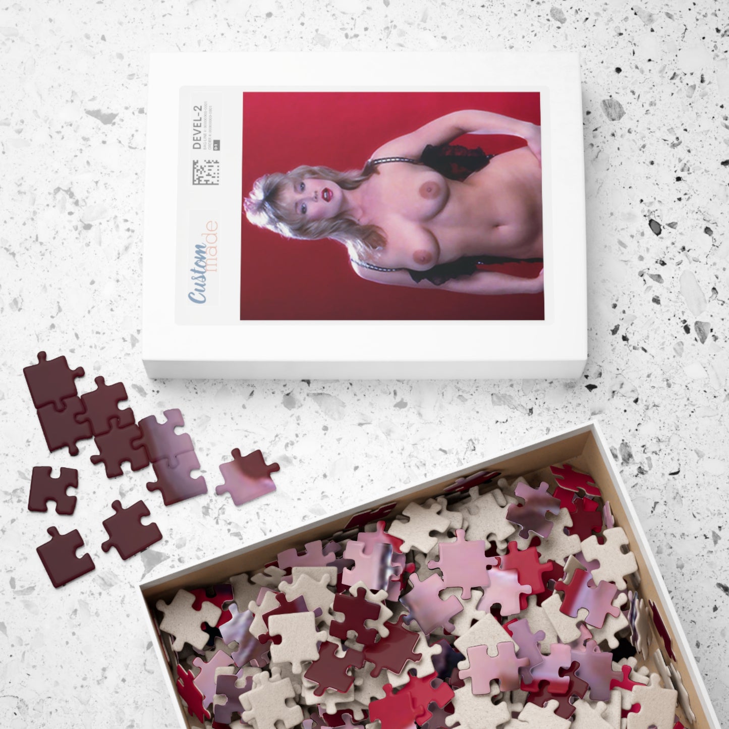 Puzzle (110, 252, 500, 1014-piece) Retro Pornstar Taija Rae Nude