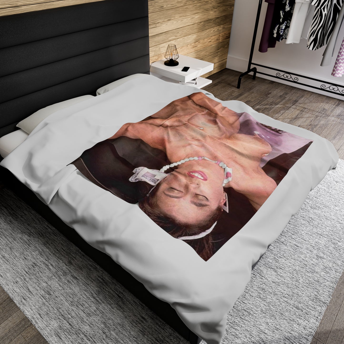 Velveteen Plush Blanket Porn Star Christy Canyon Nude