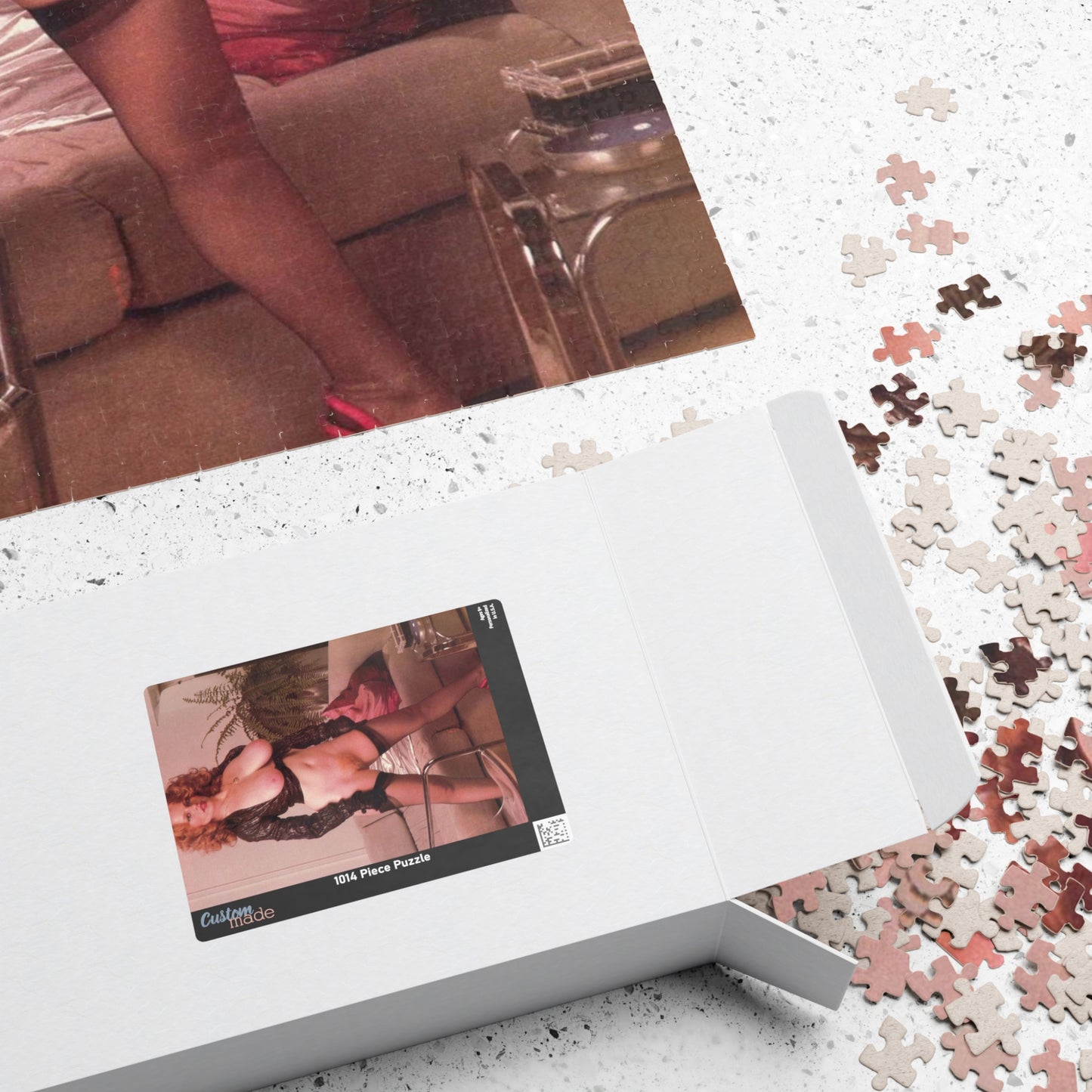 Puzzle (110, 252, 520, 1014-piece) Retro Pornstar Lisa De Leeuw Nude