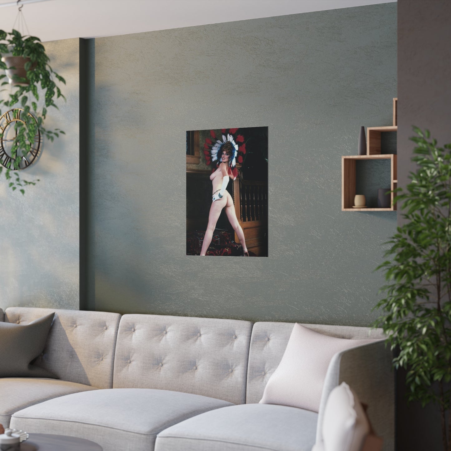 Satin Posters (210gsm) Retro Porn Star Lisa De Leeuw Nude