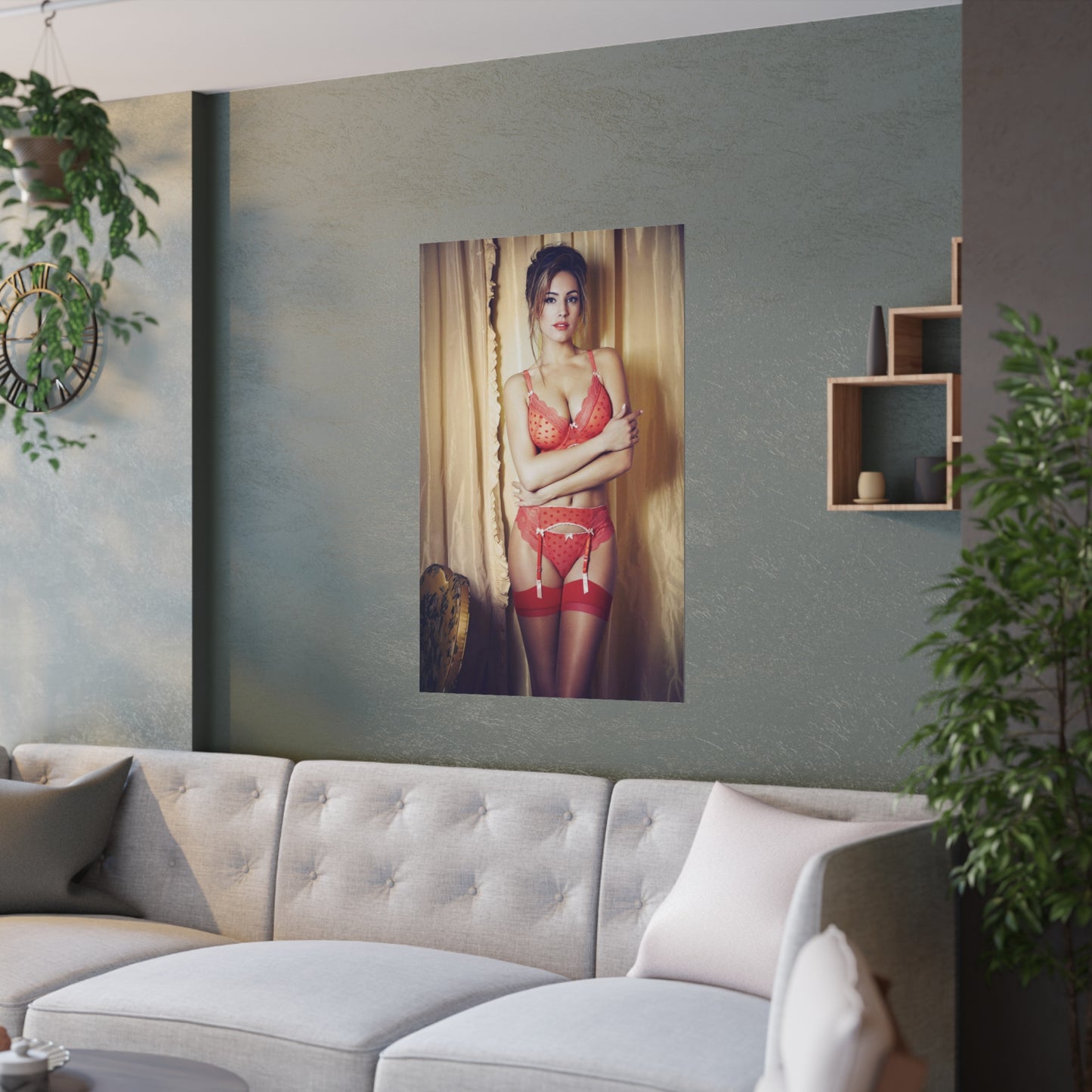 Satin Posters (210gsm) Kelly Brook Lingerie