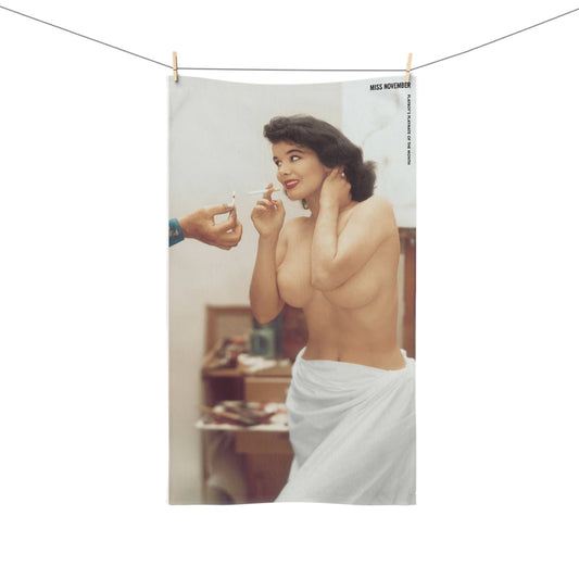Hand Towel Playboy Playmate November 1956 Betty Blue