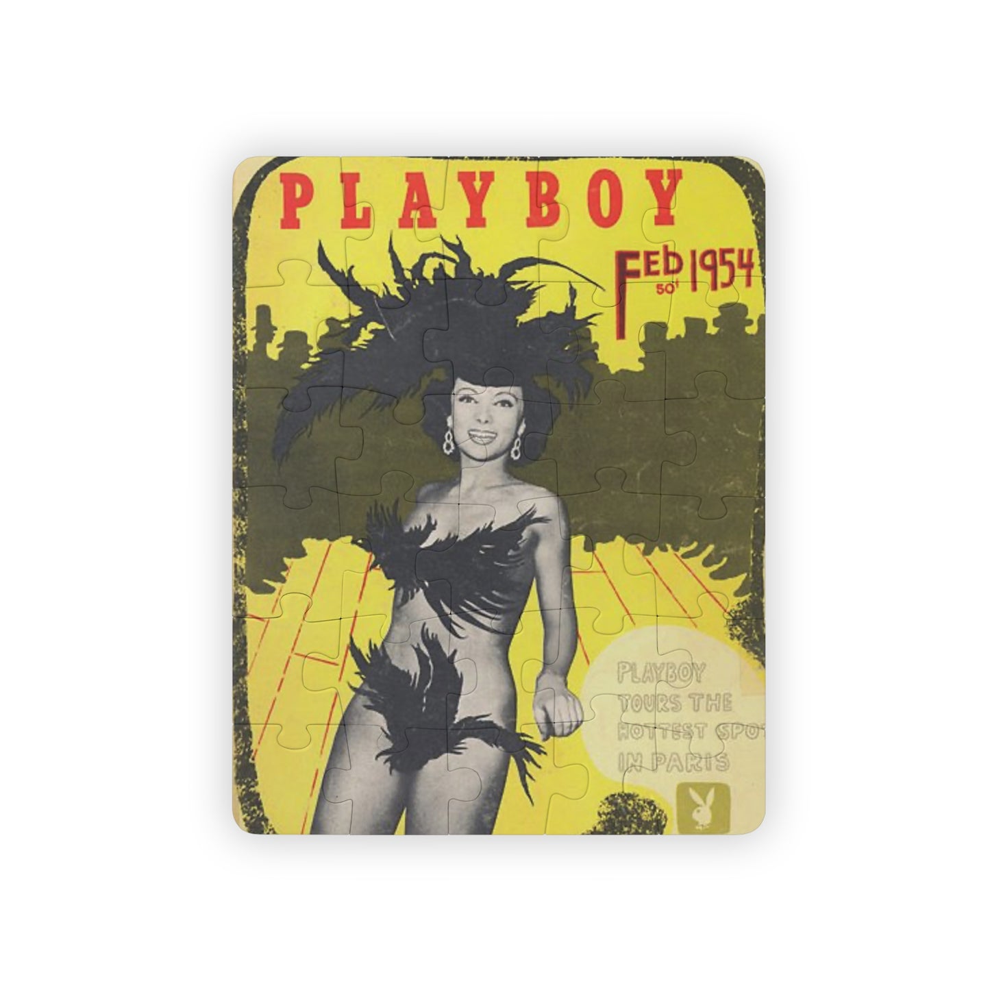 Puzzle, 30-Piece Playboy Cover February 1954