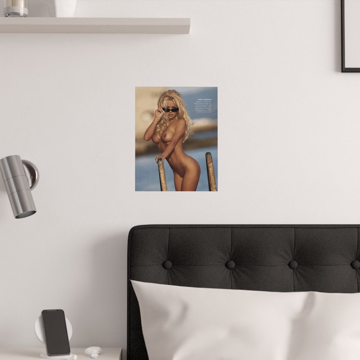 Satin Posters (210gsm) Pamela Anderson Nude #4