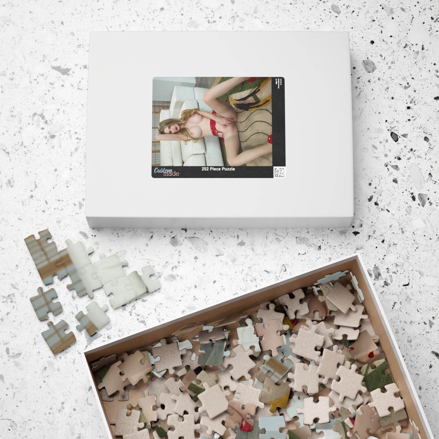 Puzzle (110, 252, 500, 1014-piece) Penthouse Pet January 2020 Bunny Colby