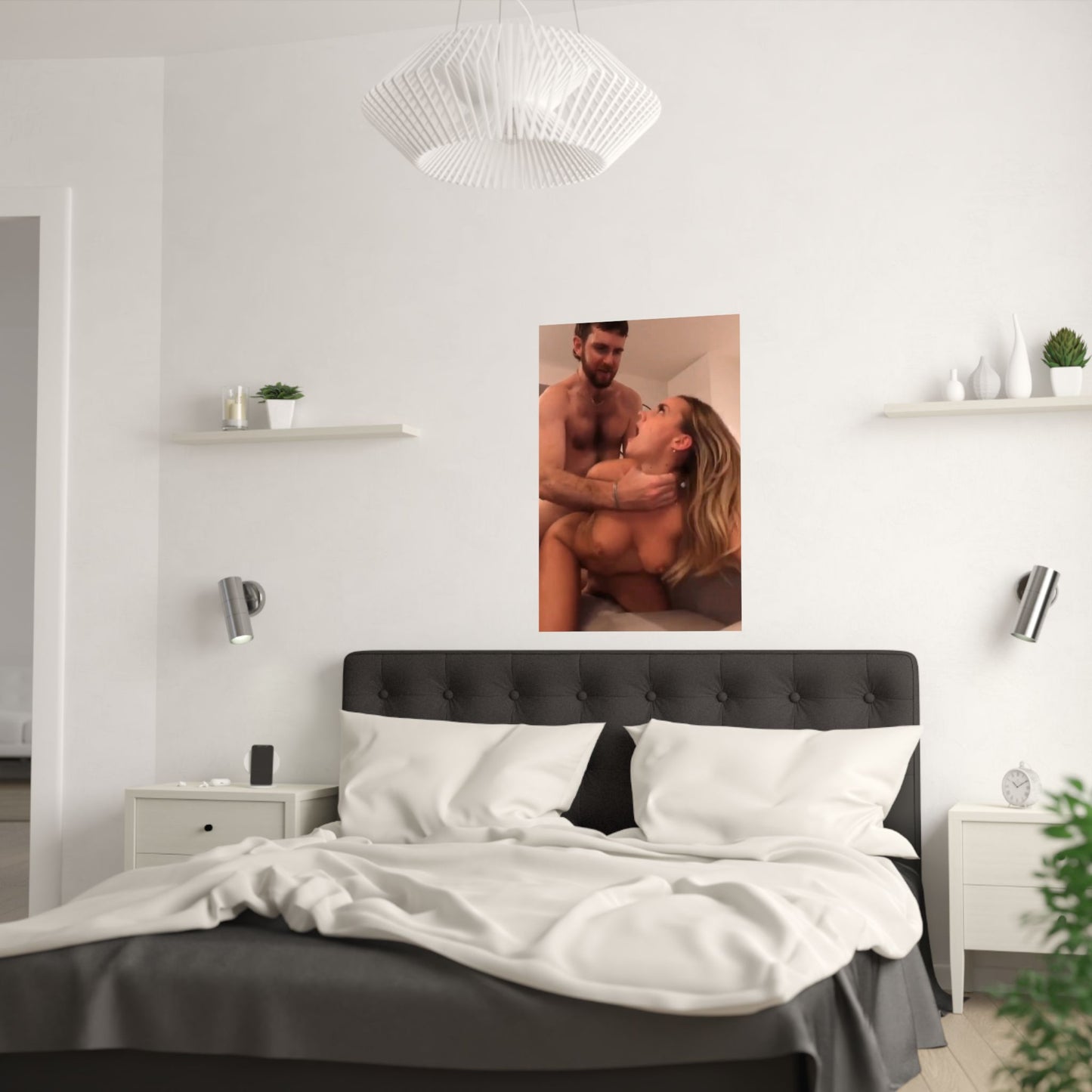 Satin Posters (210gsm) Blonde Teen Getting it Rough