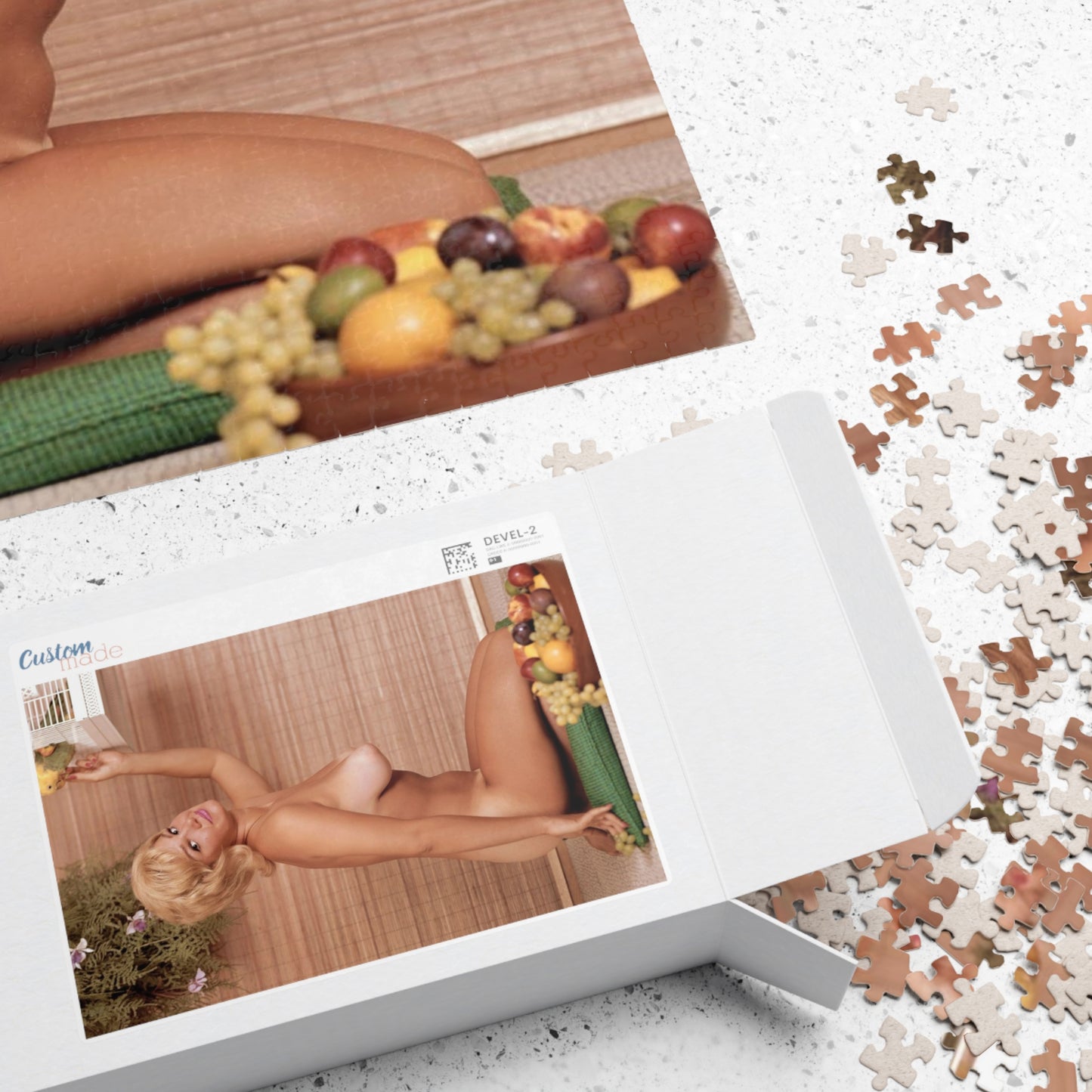 Puzzle (110, 252, 500, 1014-piece) Playboy Playmate March 1963 Adrienne Moreau