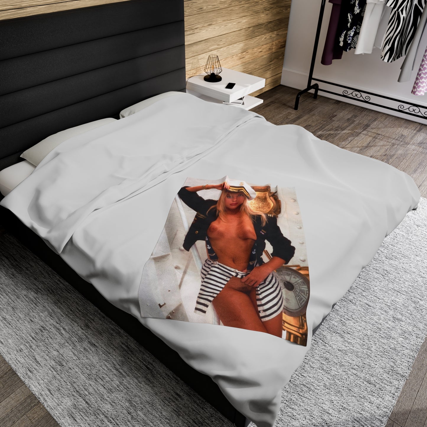 Velveteen Plush Blanket Playboy Playmate July 1989 Erika Eleniak