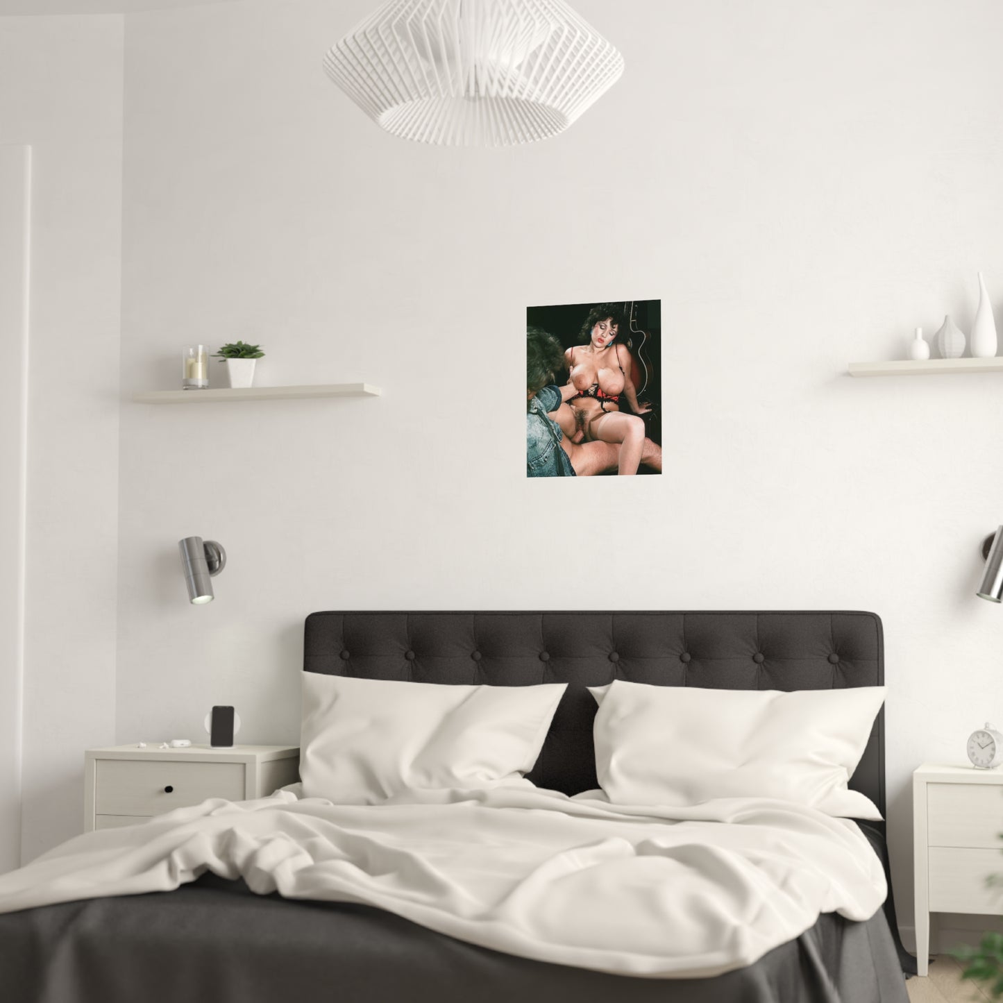 Satin Posters (210gsm) Hot Hardcore Porno Porn Scene Jennifer Eccles Retro Busty Fucking Sex
