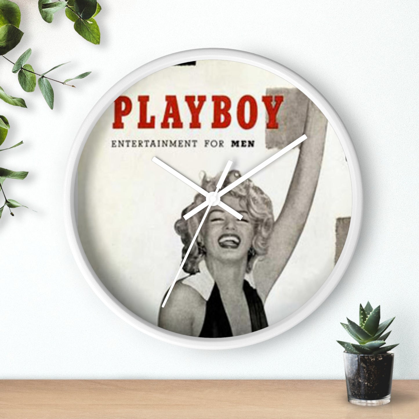 Wall Clock Playboy Cover December 1953 Marilyn Monroe
