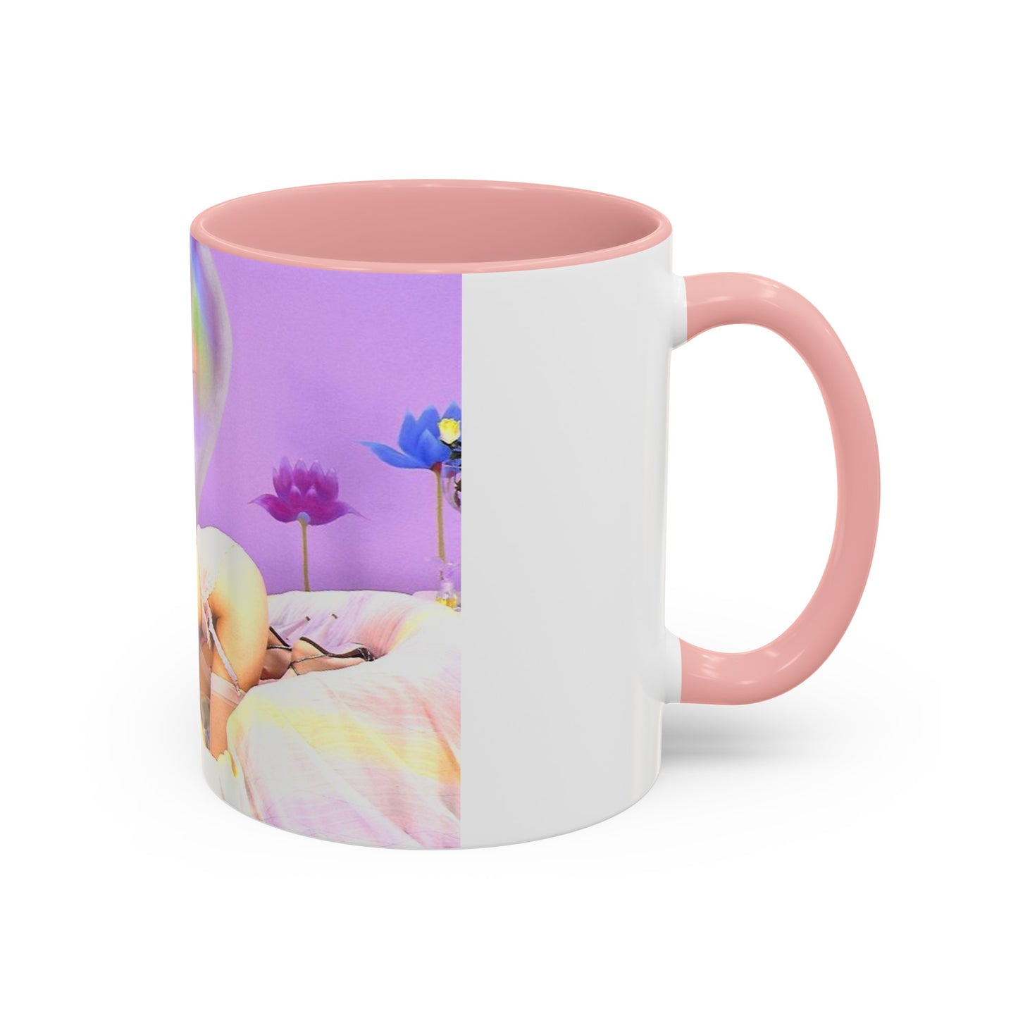 Accent Coffee Mug (11, 15oz) Traci Lords Nude Naked Retro