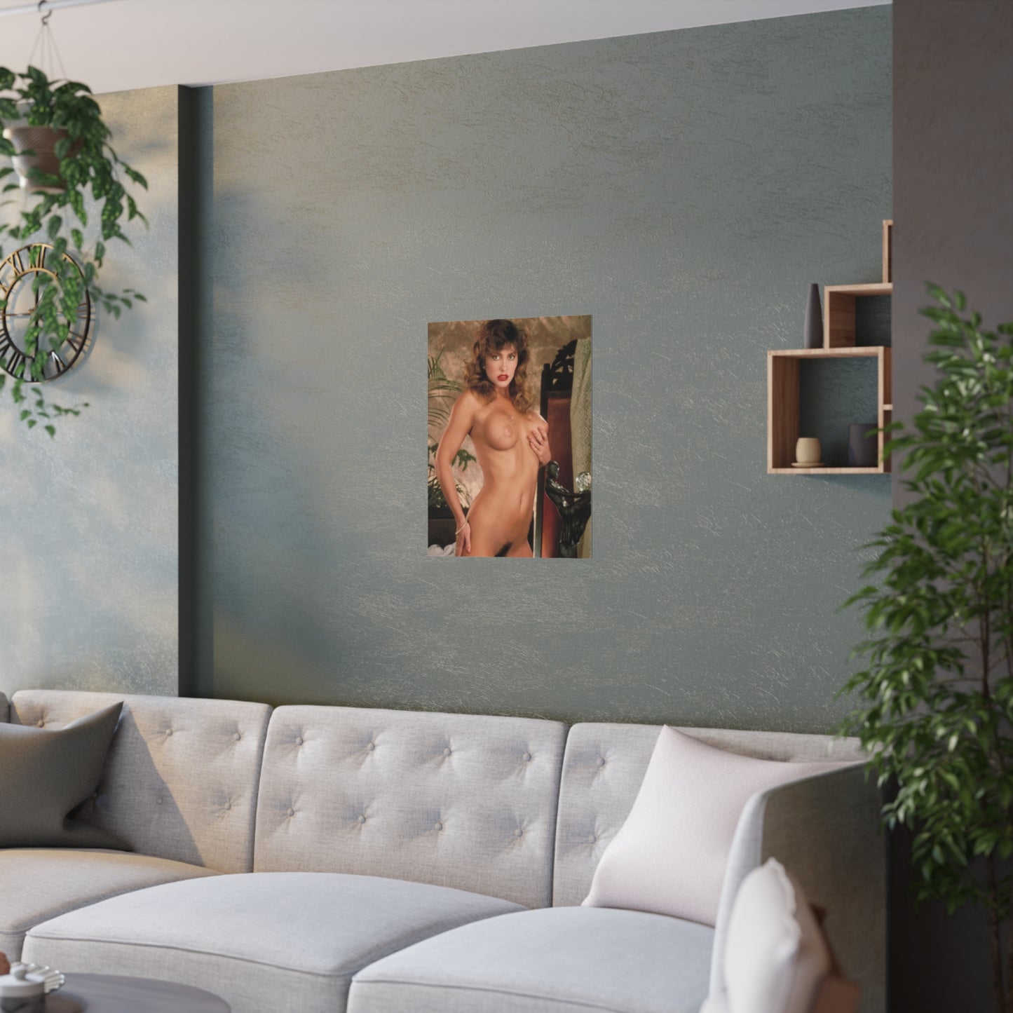 Satin Posters (210gsm) Retro Pornstar Ashlyn Gere Nude