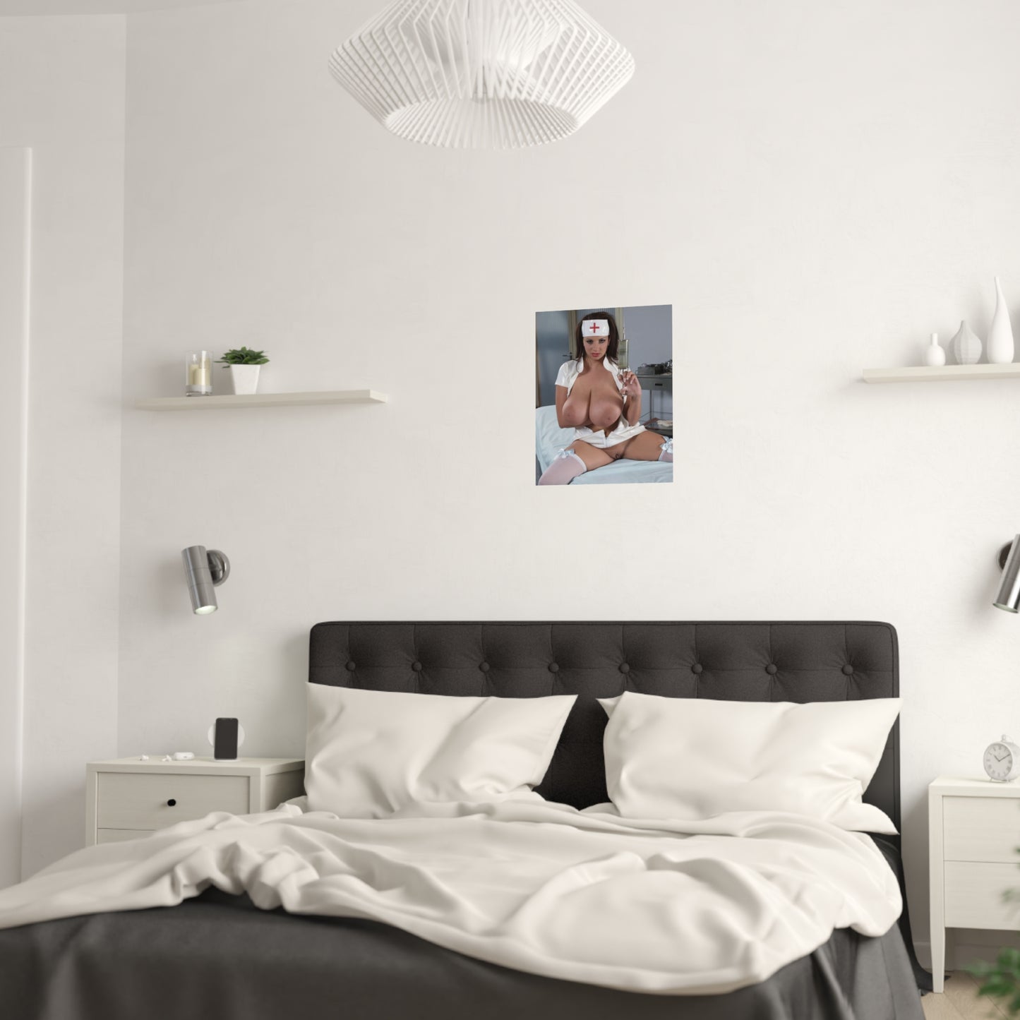 Satin Posters (210gsm) Sexy Nude Nurse